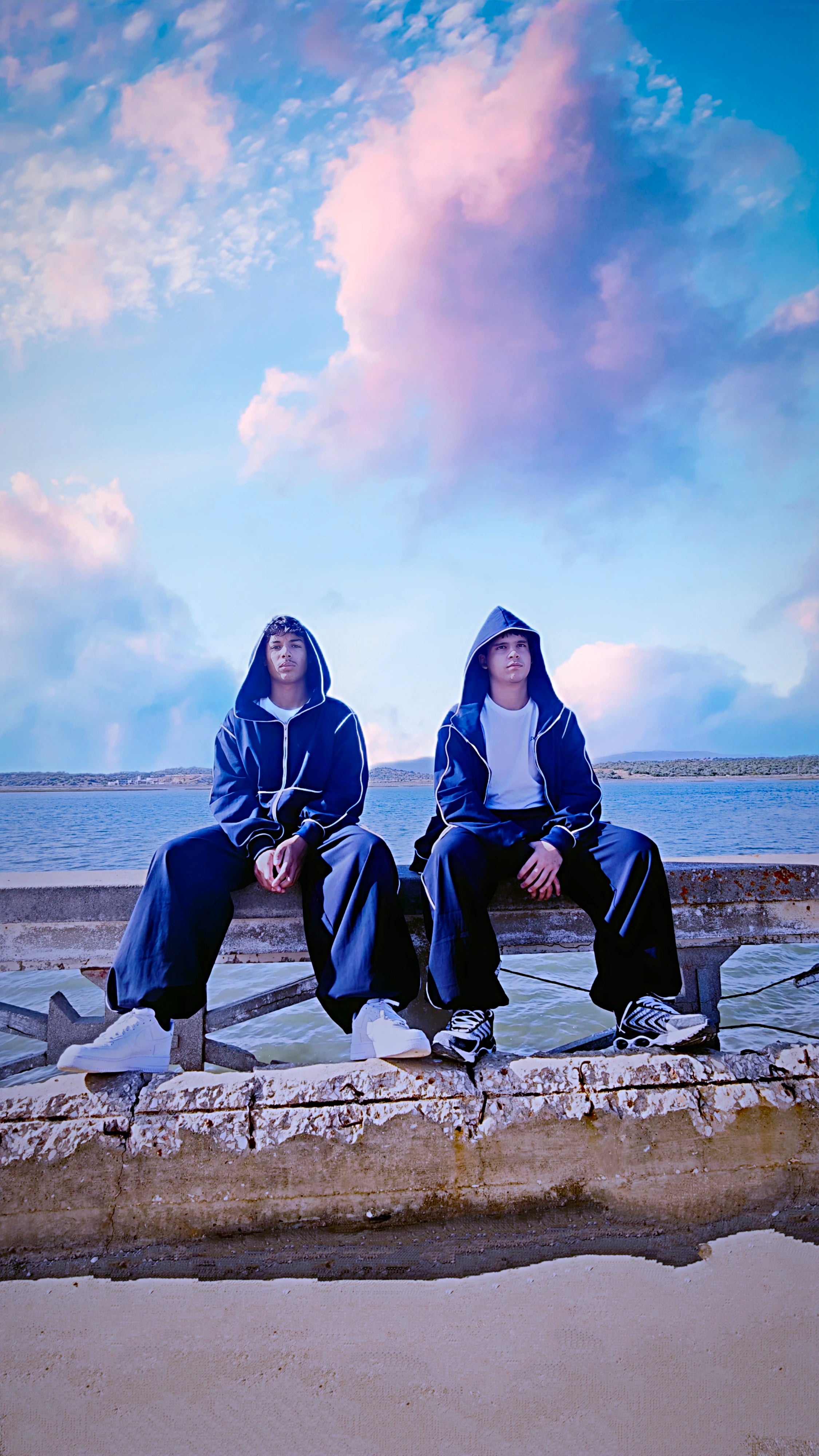 "Outline" Blue Jacket