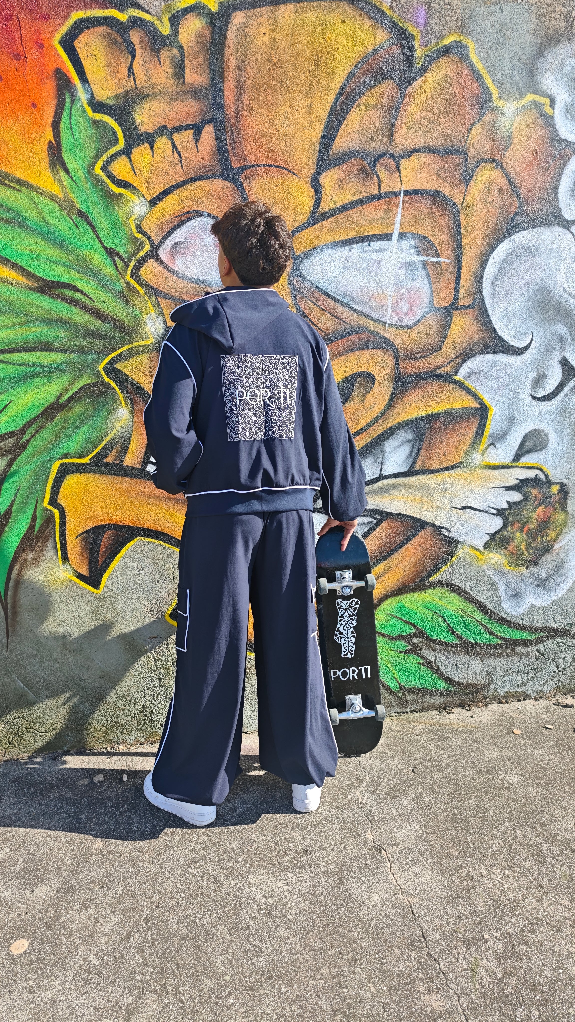 "Outline" Blue Jacket